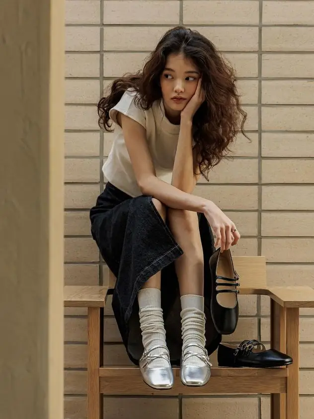 heather 2 way strap mary jane (2 colors)