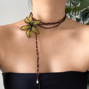flower neck tie